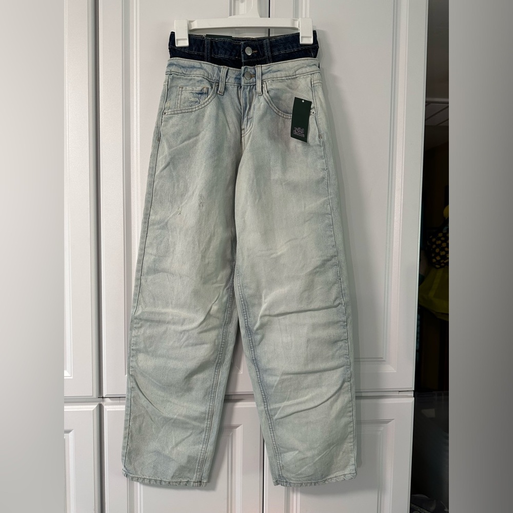 Wild Fable Women's Straight Leg Jeans - Light Blue